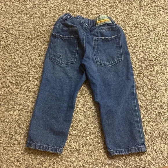 Zara distressed toddler denim jeans | 18-24m - Picture 2 of 8